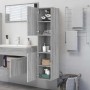 Armario de baño madera contrachapada gris Sonoma 30x30x130 cm de vidaXL, Muebles de baño - Ref: Foro24-815640, Precio: 68,76 ...