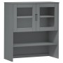 Top sideboard MOLD solid gray pine wood 90x35x100 cm by vidaXL, Sideboards - Ref: Foro24-350551, Price: 166,67 €, Discount: %