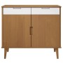 MOLD Sideboard aus massivem braunem Kiefernholz 90x40x80 cm von vidaXL, Sideboards - Ref: Foro24-350546, Preis: 102,23 €, Rab...