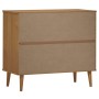 MOLD Sideboard aus massivem braunem Kiefernholz 90x40x80 cm von vidaXL, Sideboards - Ref: Foro24-350546, Preis: 102,23 €, Rab...