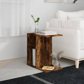 Smoked oak plywood side table 50x30x50 cm by vidaXL, Side tables - Ref: Foro24-815849, Price: 35,99 €, Discount: %