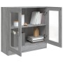 Vitrina de madera contrachapada gris sonoma 82,5x30,5x80 cm de vidaXL, Librerías y estanterías - Ref: Foro24-815616, Precio: ...