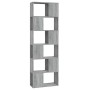 Sonoma gray shelving/space divider 60x24x186 cm by vidaXL, Bookcases and shelves - Ref: Foro24-816033, Price: 71,97 €, Discou...