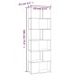 Sonoma gray shelving/space divider 60x24x186 cm by vidaXL, Bookcases and shelves - Ref: Foro24-816033, Price: 71,97 €, Discou...