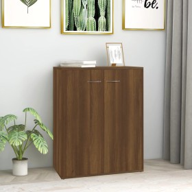 Sideboard aus braunem Eichensperrholz, 60 x 30 x 75 cm von vidaXL, Sideboards - Ref: Foro24-815380, Preis: 59,99 €, Rabatt: %