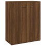 Aparador de madera contrachapada marrón roble 60x30x75 cm de vidaXL, Aparadores - Ref: Foro24-815380, Precio: 61,38 €, Descue...