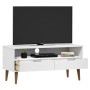 TV cabinet MOLDE solid white pine wood 106x40x49 cm by vidaXL, TV Furniture - Ref: Foro24-350532, Price: 70,48 €, Discount: %