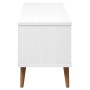 TV cabinet MOLDE solid white pine wood 106x40x49 cm by vidaXL, TV Furniture - Ref: Foro24-350532, Price: 70,48 €, Discount: %