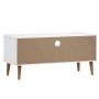 TV cabinet MOLDE solid white pine wood 106x40x49 cm by vidaXL, TV Furniture - Ref: Foro24-350532, Price: 70,48 €, Discount: %