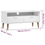 TV cabinet MOLDE solid white pine wood 106x40x49 cm by vidaXL, TV Furniture - Ref: Foro24-350532, Price: 70,48 €, Discount: %