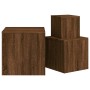 Side tables 3 pieces oak brown plywood by vidaXL, Side tables - Ref: Foro24-815989, Price: 83,10 €, Discount: %