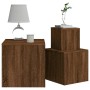 Side tables 3 pieces oak brown plywood by vidaXL, Side tables - Ref: Foro24-815989, Price: 83,10 €, Discount: %