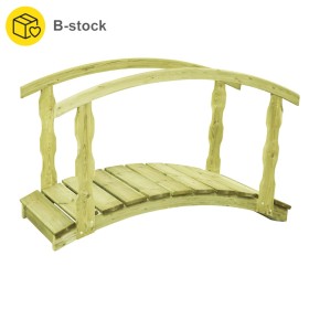 B-Stock Gartenbrücke imprägniertes Kiefernholz 170x74x105cm von vidaXL, Gartenbrücken - Ref: Foro24-180175, Preis: 114,85 €, ...