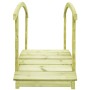 Puente de jardín B-Stock madera de pino impregnada 170x74x105cm de vidaXL, Puentes de jardín - Ref: Foro24-180175, Precio: 11...