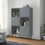 MOLDE bookcase solid brown pine wood 90x35x133.5 cm by vidaXL, Bookcases and shelves - Ref: Foro24-350518, Price: 95,30 €, Di...