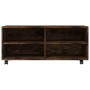 TV cabinet with wheels smoke oak plywood 90x35x35cm by vidaXL, TV Furniture - Ref: Foro24-815258, Price: 59,74 €, Discount: %