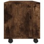 TV cabinet with wheels smoke oak plywood 90x35x35cm by vidaXL, TV Furniture - Ref: Foro24-815258, Price: 59,74 €, Discount: %