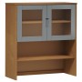 Aparador superior MOLDE madera maciza pino marrón 90x35x100 cm de vidaXL, Aparadores - Ref: Foro24-350549, Precio: 104,60 €, ...