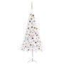 Árbol de Navidad de esquina LED y bolas PVC blanco 150 cm de vidaXL, Arboles de navidad - Ref: Foro24-3077958, Precio: 47,07 ...