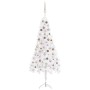 LED-Eck-Weihnachtsbaum und weiße PVC-Kugeln 210 cm von vidaXL, Weihnachtsbäume - Ref: Foro24-3077960, Preis: 64,82 €, Rabatt: %