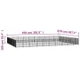 Steel outdoor kennel 65.86 m² by vidaXL, Dog kennels and fences - Ref: Foro24-3124653, Price: 1,00 €, Discount: %