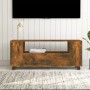 Smoked oak plywood TV cabinet 120x35x48 cm by vidaXL, TV Furniture - Ref: Foro24-815471, Price: 108,57 €, Discount: %