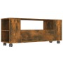 Smoked oak plywood TV cabinet 120x35x48 cm by vidaXL, TV Furniture - Ref: Foro24-815471, Price: 108,57 €, Discount: %