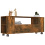 Smoked oak plywood TV cabinet 120x35x48 cm by vidaXL, TV Furniture - Ref: Foro24-815471, Price: 108,57 €, Discount: %