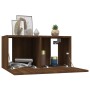 Hanging TV cabinet oak brown plywood 60x30x30cm by vidaXL, TV Furniture - Ref: Foro24-815873, Price: 42,64 €, Discount: %