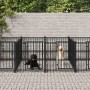 Steel outdoor kennel 7.51 m² by vidaXL, Dog kennels and fences - Ref: Foro24-3124581, Price: 717,61 €, Discount: %