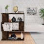 Shelving/Room divider made of smoked oak veneer particleboard, 80x24x96 cm. by vidaXL, Bookcases and shelves - Ref: Foro24-81...