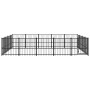 Outdoor steel dog kennel 18.82 m² by vidaXL, Dog kennels and fences - Ref: Foro24-3124627, Price: 589,25 €, Discount: %