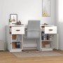 Desk and cabinets solid white pine wood 135x50x75 cm by vidaXL, Desks - Ref: Foro24-3107845, Price: 211,76 €, Discount: %