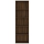 5-tier oak brown plywood shelf 60x30x189 cm by vidaXL, Bookcases and shelves - Ref: Foro24-815401, Price: 119,89 €, Discount: %