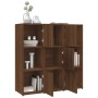 Regal aus braunem Eichensperrholz 90x30x90 cm von vidaXL, Bücherregale und Regale - Ref: Foro24-815551, Preis: 96,99 €, Rabat...