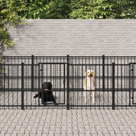 Outdoor steel dog kennel 18.77 m² by vidaXL, Dog kennels and fences - Ref: Foro24-3124667, Price: 1,00 €, Discount: %