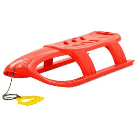 Red polypropylene children's sled 102.5x40x23 cm by vidaXL, Sleighs - Ref: Foro24-93719, Price: 46,99 €, Discount: %