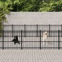 Steel outdoor kennel 30.11 m² by vidaXL, Dog kennels and fences - Ref: Foro24-3124630, Price: 823,99 €, Discount: %