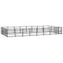 Steel outdoor kennel 30.11 m² by vidaXL, Dog kennels and fences - Ref: Foro24-3124630, Price: 823,99 €, Discount: %