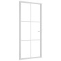 Puerta interior vidrio EGS y aluminio blanco 93x201,5 cm de vidaXL, Puertas para el hogar - Ref: Foro24-350574, Precio: 160,9...