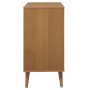 Bedside table MOLDE solid brown pine wood 76.5x40x80 cm by vidaXL, Sideboards - Ref: Foro24-350510, Price: 95,84 €, Discount: %