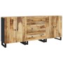 Aparador de 3 piezas de madera de mango rugosa de vidaXL, Aparadores - Ref: Foro24-3143638, Precio: 487,48 €, Descuento: %