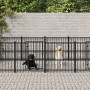 Outdoor steel dog kennel 11.26 m² by vidaXL, Dog kennels and fences - Ref: Foro24-3124665, Price: 742,14 €, Discount: %