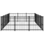 Steel outdoor kennel 14.11 m² by vidaXL, Dog kennels and fences - Ref: Foro24-3124618, Price: 519,99 €, Discount: %