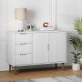 MOLD Sideboard aus massivem weißem Kiefernholz 113x40x80 cm von vidaXL, Sideboards - Ref: Foro24-350514, Preis: 168,87 €, Rab...