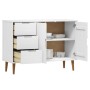 MOLD Sideboard aus massivem weißem Kiefernholz 113x40x80 cm von vidaXL, Sideboards - Ref: Foro24-350514, Preis: 168,87 €, Rab...