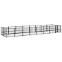 Outdoor steel dog kennel 15.02 m² by vidaXL, Dog kennels and fences - Ref: Foro24-3124604, Price: 652,64 €, Discount: %