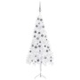 LED-Eck-Weihnachtsbaum und weiße PVC-Kugeln 150 cm von vidaXL, Weihnachtsbäume - Ref: Foro24-3077968, Preis: 35,60 €, Rabatt: %