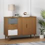 MOLD Sideboard aus massivem braunem Kiefernholz 113x40x80 cm von vidaXL, Sideboards - Ref: Foro24-350513, Preis: 145,16 €, Ra...