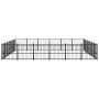 Steel outdoor kennel 33.87 m² by vidaXL, Dog kennels and fences - Ref: Foro24-3124643, Price: 827,45 €, Discount: %